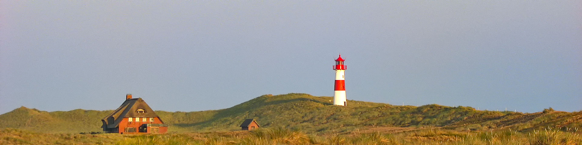 Leuchtturm und Dünen am Lister Ellenbogen